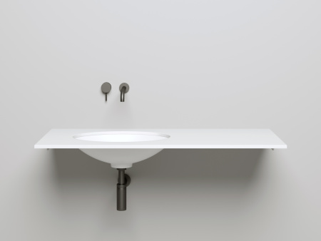 Раковина из искусственного камня S-Sense Salini Marea 1802111GF 60х40 встраиваемая цвет белый